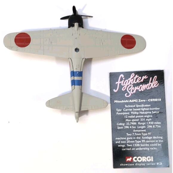 Corgi WWII Die-Cast Aircraft Lot of 6 Aviation Archive Spitfire Messerschmitt + - Picture 9 of 16